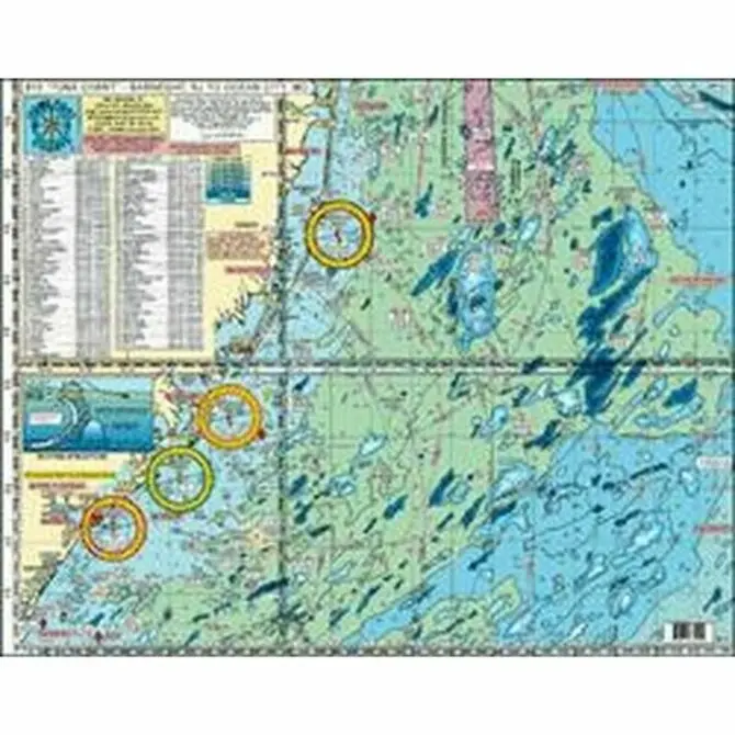 Home Port Chart - #10 Tuna Chart Barnegat, Nj To Ocean City, Md 1