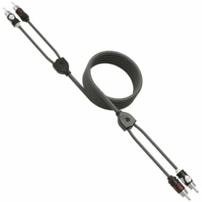 Wet Sound - 1.5Ft Wet Wire | 2 Ch 1.5Ft Rca Cable 1