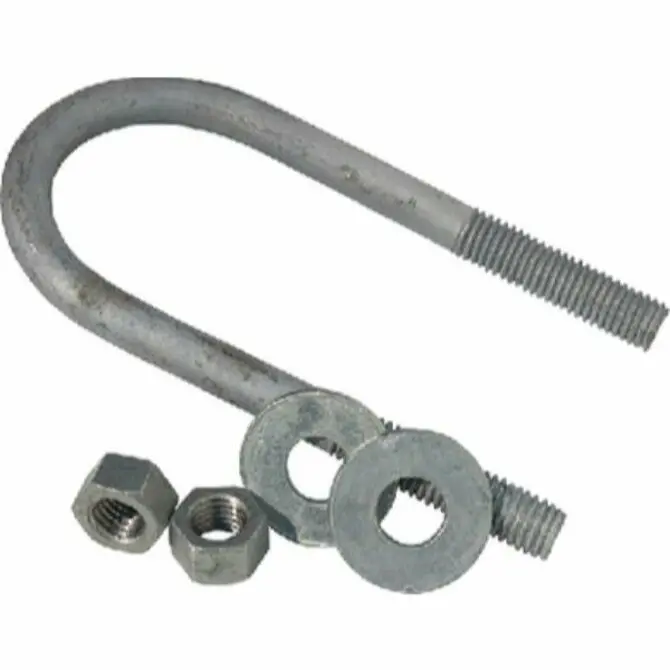 Tie Down Engineering  - Galvanized Round U-Bolt 1