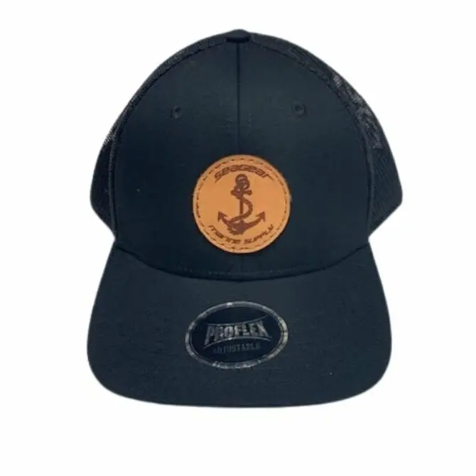 Sea Gear - Leather Patch Hat 1