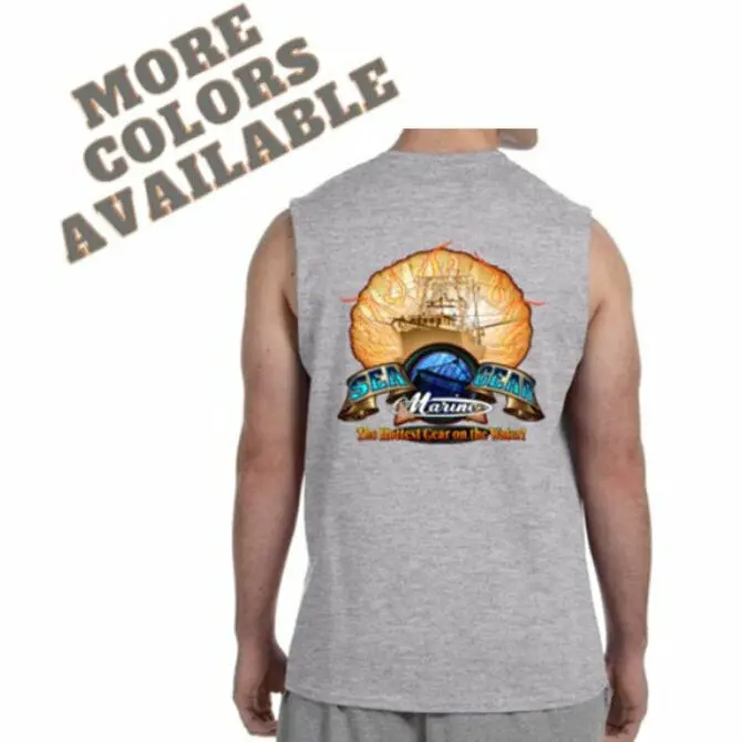 Sea Gear - Flaming Scallop Muscle Tank 1