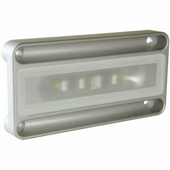 Lumitec - Nevis2 Engine Room Light, Brushed, White/Red, Surface Mount 1