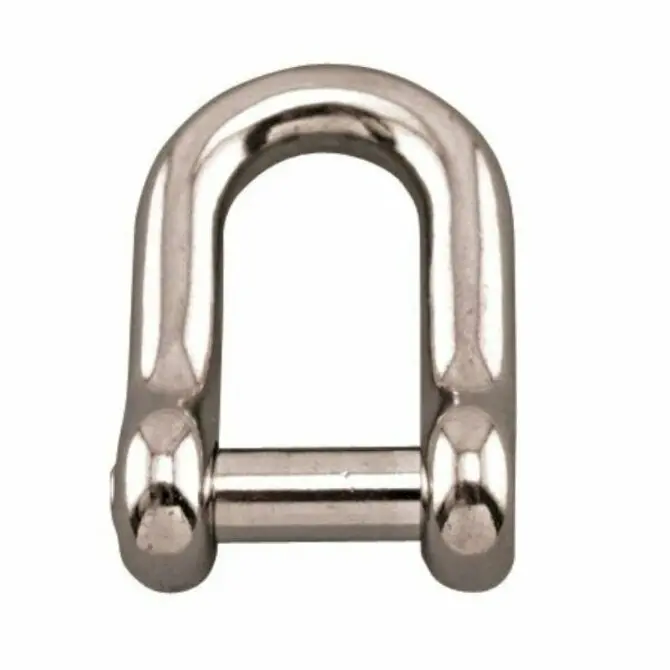 Suncor Stainless - Straight D Shackle W/ No Snag Pin 1