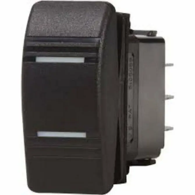 Blue Sea - Contura Switch Spdt Black - (On)-Off-(On) 1