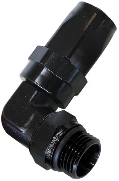 Af849-12-10Blk -10An To -12An 90° Orb Taper Swivel Fitting 1