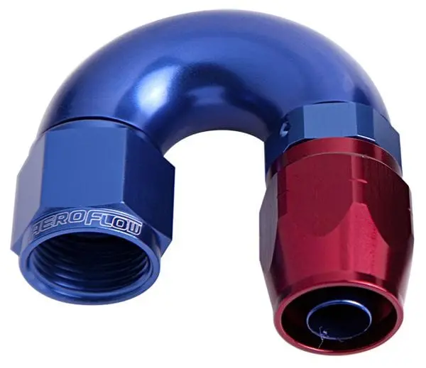 550 Series Full-Flow Swivel Hose End – 180° Cutter Style, -10An 1