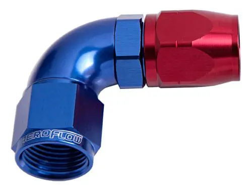 550 Series Full-Flow Swivel Hose End – 90° Cutter Style, -12An 1