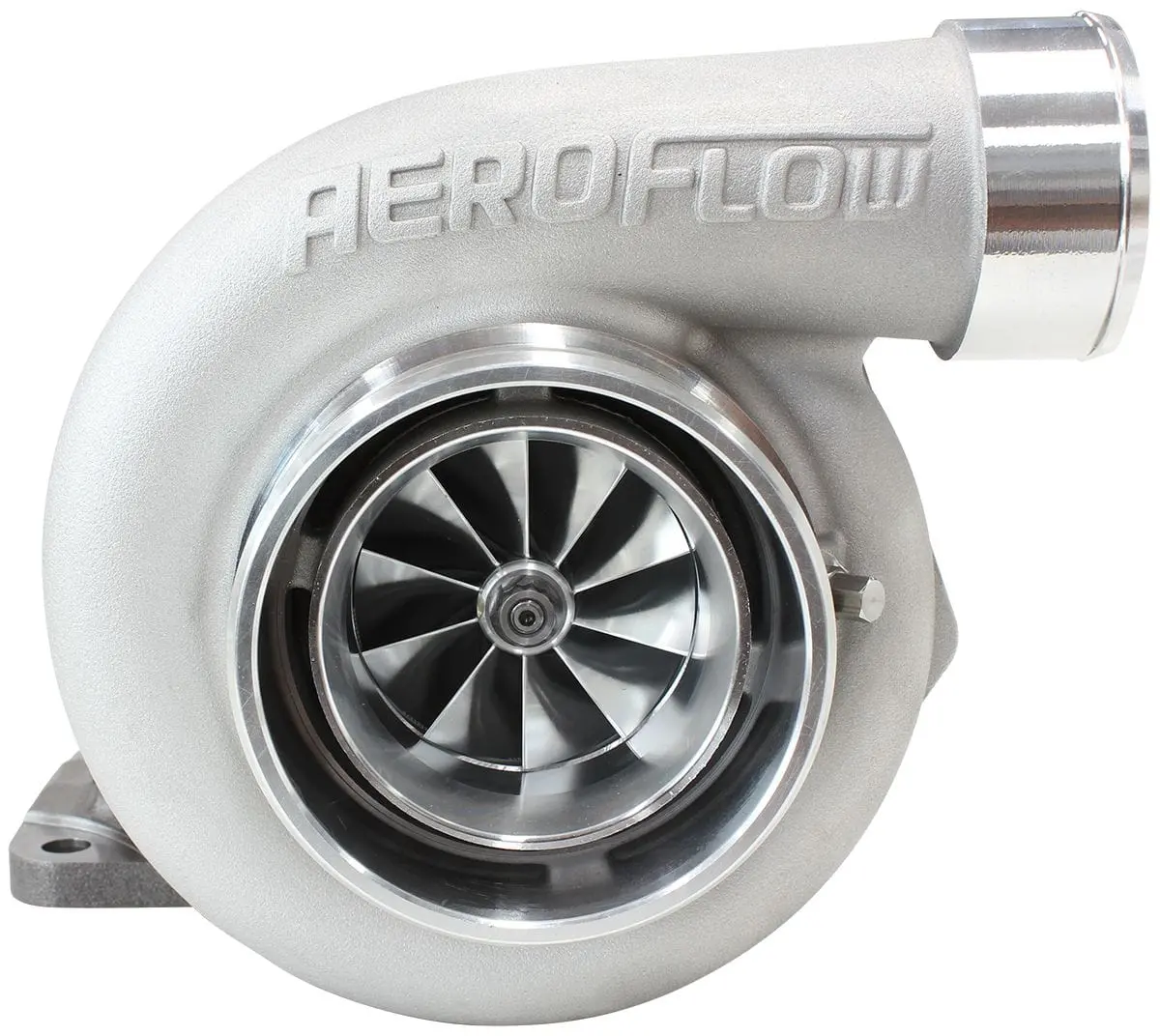 Boosted Af8005-4000 6662 T4 .82 Turbocharger — 900Hp, Natural Cast Finish 1