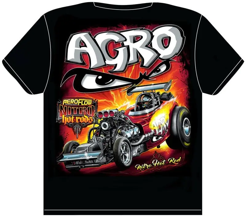 Agro' Nitro Hot Rod Graphic T-Shirt (Xxxl) 1
