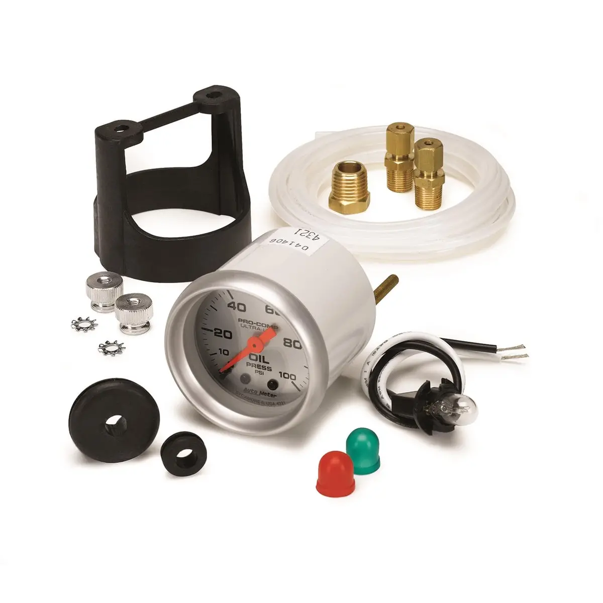 Autometer Ultra-Lite Analog Gauge Kit – 2-1/16" Diameter, Black Face & White Needle 1