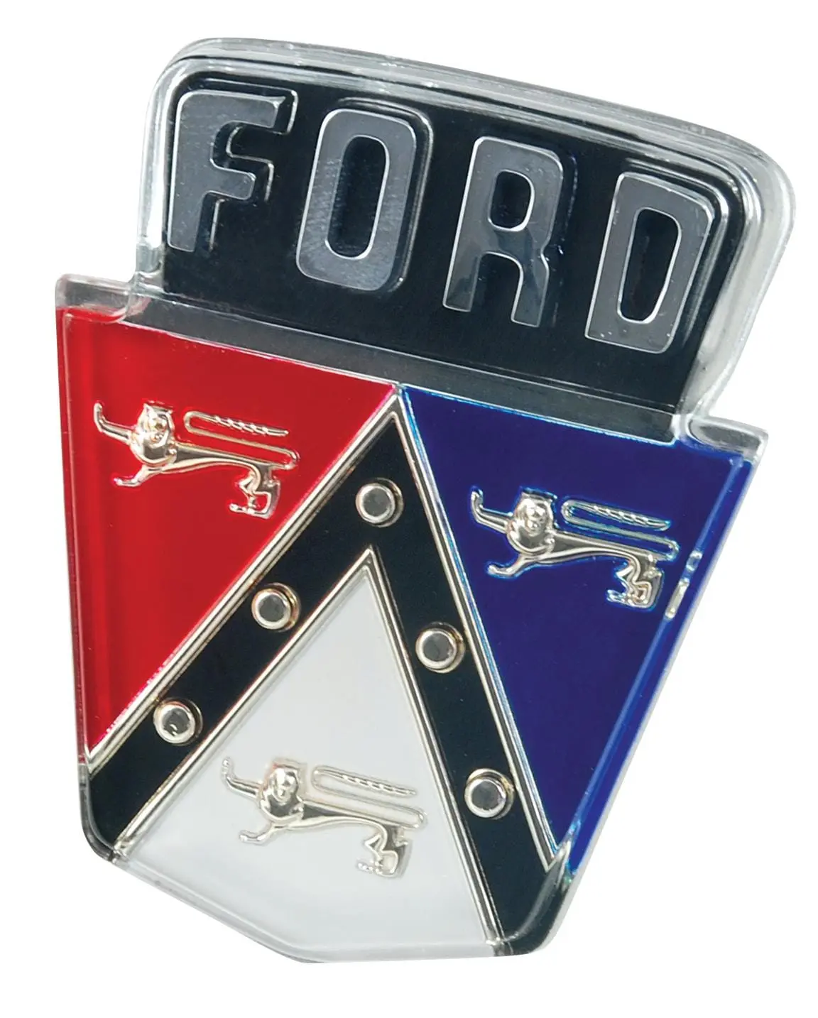 Bob Drake Reproduction Vehicle Emblem – Classic Chrome 0A-7042514-B 1