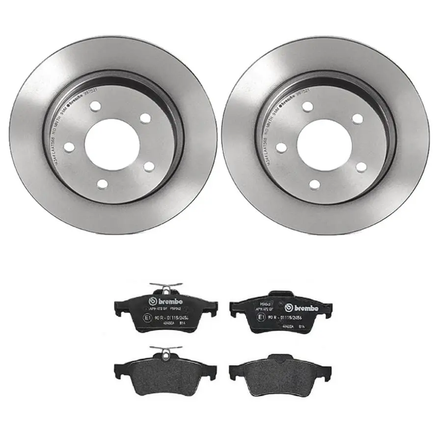 Brembo Complete Brake Kit – Pad And Rotor Set For Enhanced Stopping Power 1