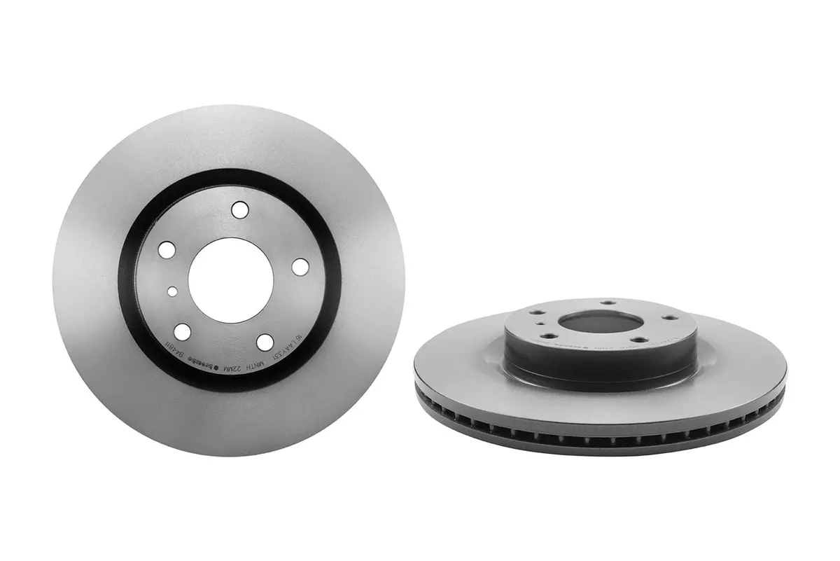 Brembo Uv-Coated Brake Rotors – Corrosion-Resistant, Drilled & Slotted 1