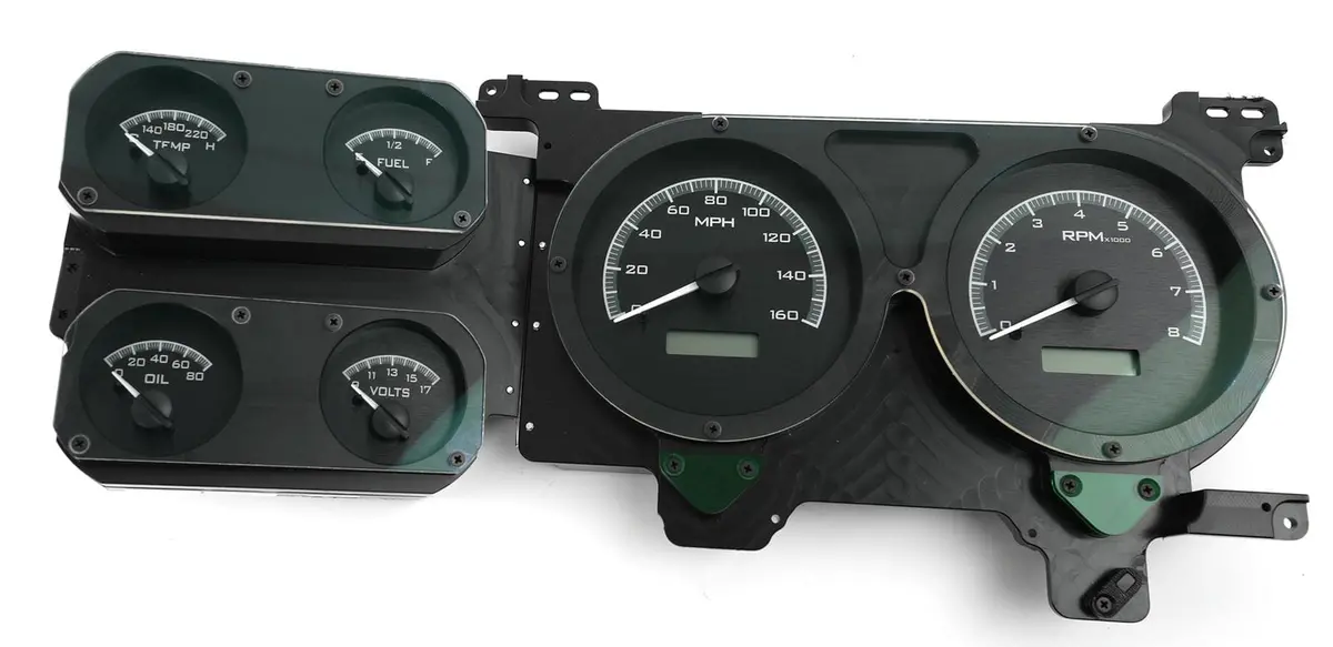 Dakota Digital Vhx-73C-Pu-K-W Analog Gauge Cluster Kit 1