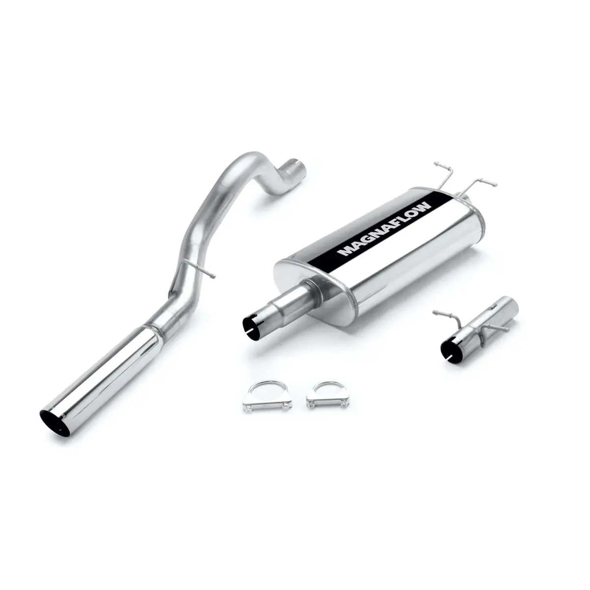 Magnaflow Street Series Cat-Back Exhaust System – Mandrel-Bent Stainless, Aggressive Tone (15659) 1