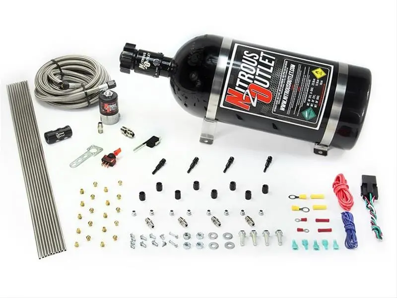 Nitrous Outlet Progressive Wet Nitrous Kit – High-Horsepower Race Configuration (00-10471-H-R-Sbt-15) 1
