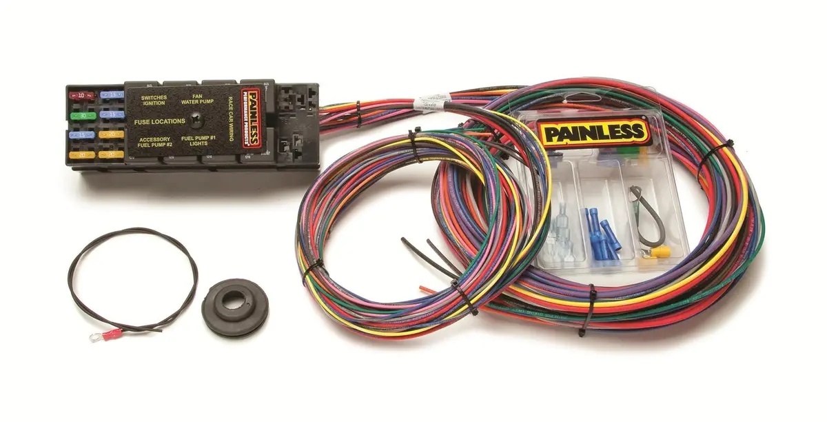 Painless Performance 50001 10-Circuit Race-Only Wiring Harness 1