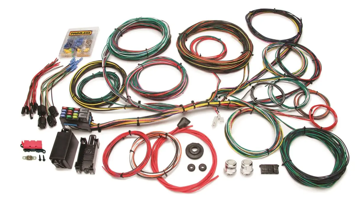 Painless Performance Universal Wiring Harness – 21-Circuit Color-Coded Ford-Compatible System 1