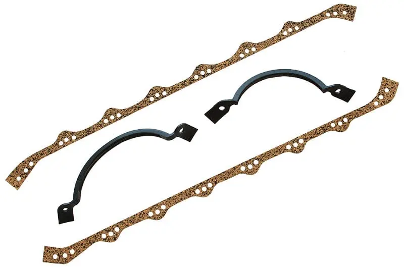5Regop-308Vn Cork-Rubber Oil Pan Gasket Set With Dimpled Holes 1